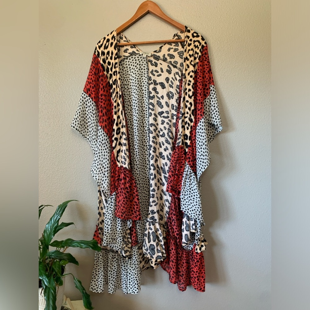 Cheetah Mix Pattern Duster